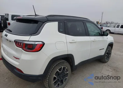 2020 Jeep Compass Trailhawk 4X4 z USA, uszkodzony, nr VIN 3C4NJDDB0LT166791